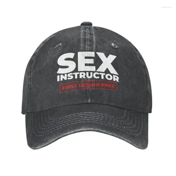 Gorras de pelota punk unisex algodón sexual instructora de béisbol gorro de béisbol para adultos hat hombos