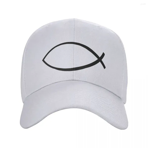 Ball Caps Punk Unisexe Jésus Religion Baseball Cap adulte Christ Christ Ajustement papa Hat Femme Men Outdoor