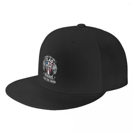 Ball Caps Punk Unisex Stand voor de vlag gekniel Cross Baseball Cap Adult Jesus Patriotic American verstelbare hiphop papa hoed