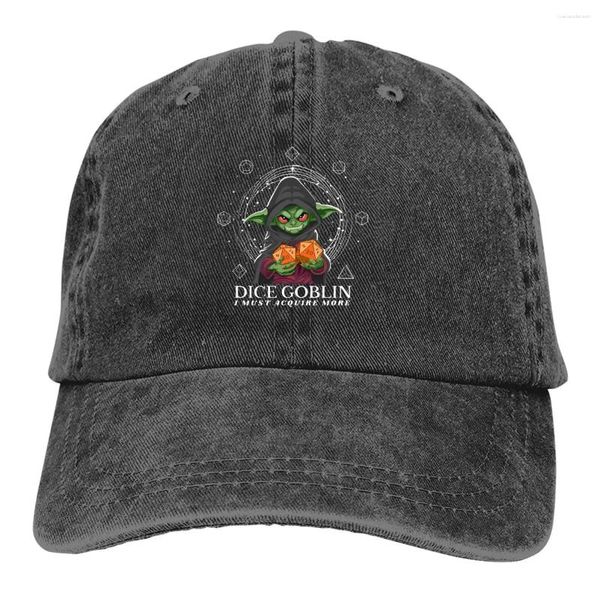 Gorras de pelota Color puro Dad Hats Dice Goblin debe adquirir más Sun de Mujer Sun Visor Béisbol Dungeon Peaked Cap