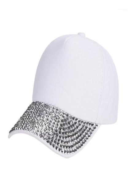 Gorras de bola PUSEKY 2022 Hombres Mujeres Hecho a mano Cuentas de diamantes de imitación Sombreros Gorra de béisbol sólida Sombrero de lujo Mujer Chica Belleza Casual Todo 6687240