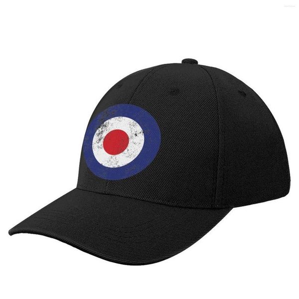 Casquettes de baseball RAF Type D Roundel - Mod Target Logo Casquette de baseball Snapback Hat Designer Gentleman Chapeaux de soleil pour femmes Hommes