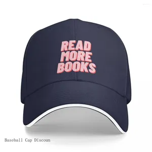 Casquettes de balle LIRE PLUS DE LIVRES Casquette Baseball Luxe Homme Chapeau Drop Hommes Femmes