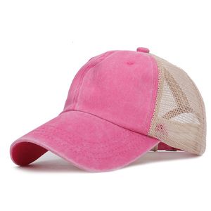 Kogelcaps retro honkbal pet katoen staart dames dames hoed 8 kleuren 230211