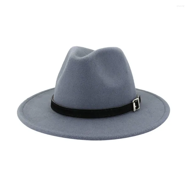 Gorras de bola Sombrero formal retro para hombres Sombreros de algodón de estilo vintage de Inglaterra con cinturón Color sólido Ajustable Outbacks Hebilla Gorra