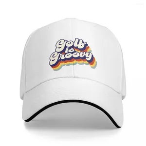 Casquettes de balle RetroGolf est une casquette de baseball groovy visière tactique militaire pour hommes femmes