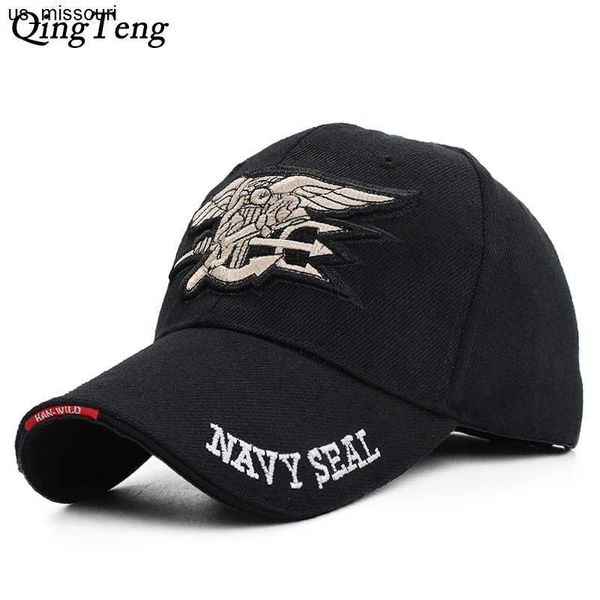 Casquettes de baseball Running Chute Team Tactical Baseball Cap Mens Navy Seals Caps Marque Gorras Cotton Army Snapback Hat Black Bone Male Nouveau 2023 J230520