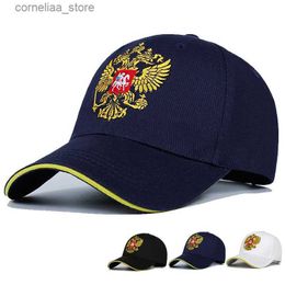 Casquettes de baseball Russie Casquettes de baseball Russie Badge Broderie Casquettes de golf Coton Snapback Chapeaux Hommes Femmes Hip Hop Chapeaux Os Mode Sport HatsY240315