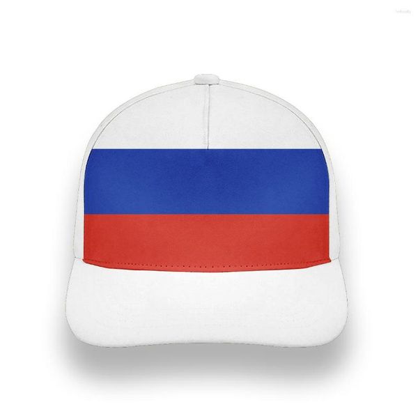 Casquettes de balle RUSSIE Chapeau Gratuit Sur Mesure Nom Numéro Rus Casquette Socialiste Drapeau Russe Cccp Urss DIY Rossiyskaya Ru Union Soviétique Baseball