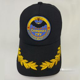 Ball Caps Russian Army Gru Baseball Cap Hoofd Directoraat van de General Staff Armed Forces Federation Hat