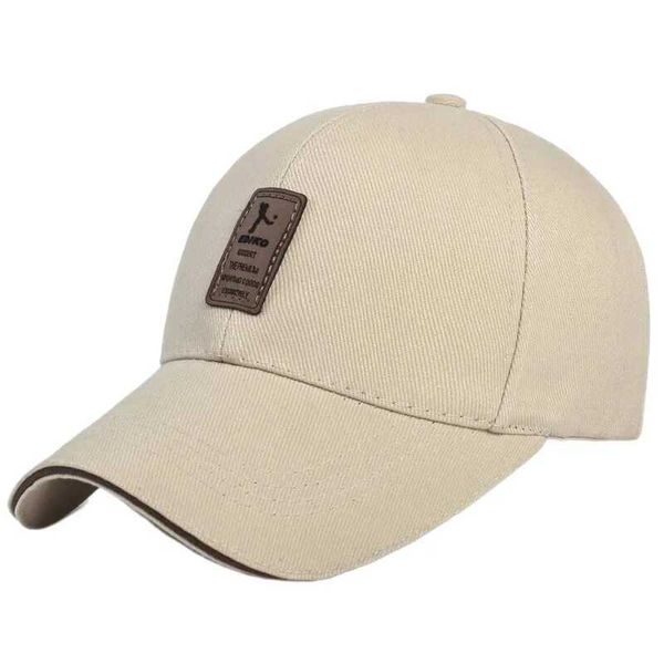 Ball Caps sabir papa chapeau homme coton baseball avec patchs beige marron noir armée verte blanc gris gris kaki q240429