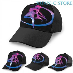 Gorras de béisbol Sailor Of The Universe gorra de baloncesto hombres mujeres moda todo estampado negro Unisex adulto sombrero