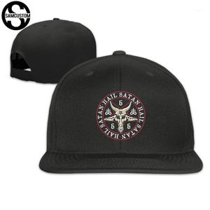 Tapas de pelota Samcustom Cap Baseball Impresión 3D Satan Casual Gorras Hip Hop Snapback Snapback Hats Wash Unisex1