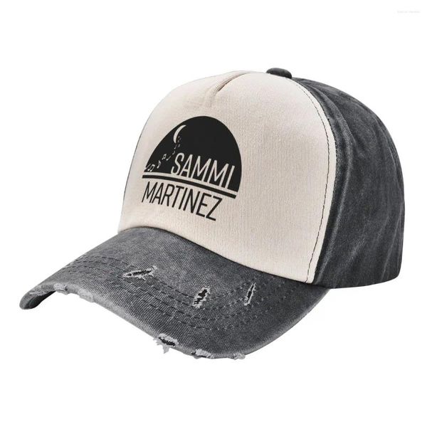 Casquettes de baseball Sammi Martinez / Logo noir Casquette de baseball militaire tactique papa chapeau vintage femmes hommes