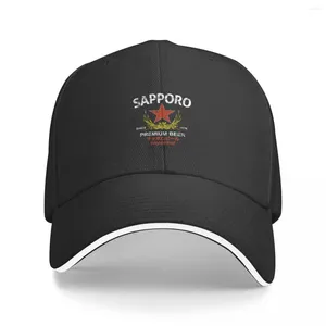 Ball Caps Sapporo Bier Baseball Cap Aangepaste hoeden Papa Hoed Schuim Feest Militair Tactisch Heren Dames