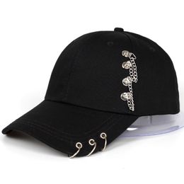 Ball Caps Selling Mode Ijzeren Ring Bal KPOP Hoeden Verstelbare Baseball Cap hoeden mode hoeden vrouwen zonnehoed mannen 230612