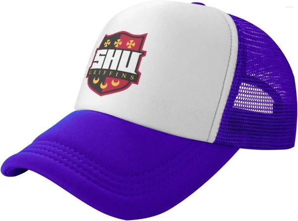 Ball Caps Seton Hill University LOGO Trucker Sombreros para hombres y mujeres - Mesh Baseball Snapback