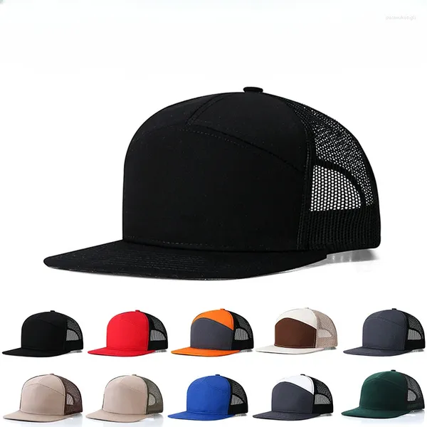 Caps à balle sept chapeaux en filet en filet de panneau Richardson Tamion respirant extérieur orage de baseball chapeaux de baseball hiphop hommes femmes réglables