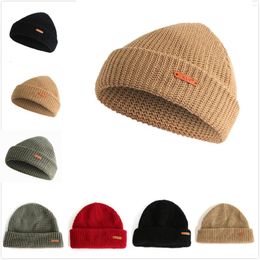 Ball Caps Shocking Heren Dames Baggy Warm Haak Winter Wol Gebreide Ski Slouchy Hoed Holiday Baseball Cap