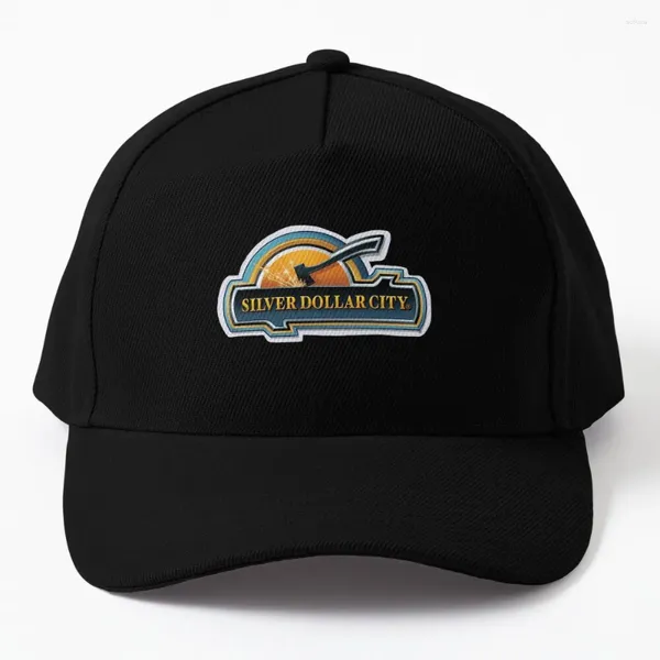 Ball Caps Silver Dollar City Logo Baseball Cap dans le chapeau Fashion Beach Mâle Femmes