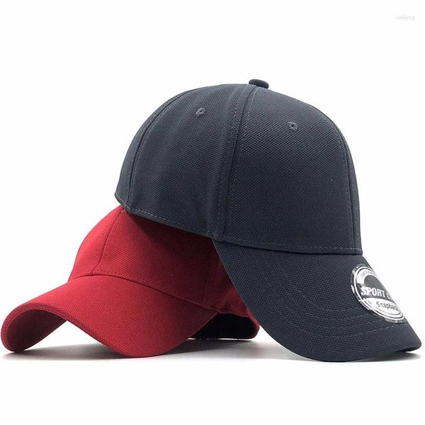 Casquettes de baseball Casquette de baseball simple hommes chapeaux de relance ajustés fermés femmes complètes Gorras os mâle chapeau de camionneur Casquette extérieure noir