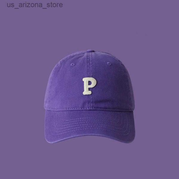 Ball Caps Simple Vintag Purple Womens Bucket Hat Baseball Nail Winter Ha Q240425