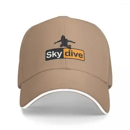 Ball Caps Skydive Design-Skydiving Tracking 2 Hell Baseball Cap Funny Hat | -F- |Hip Hop Custom Hats Mujeres para hombres