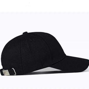 Casquettes de baseball SLMAO02 Casquettes de baseball quatre saisons Femmes Hommes Coton Noir Blanc Casquette réglable Chapeau de sport en plein air 230303