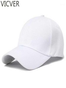 Kogelcaps snapback honkbal pet canvas trucker hoeden witte papa hoed dames gewoon mannen zomer casual solide hiphop zwarte golf aanpasabl8174204