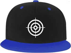 Kogelcaps snapback hoed voor mannen dames bullseye schietdoelen ringen hiphop honkbal cap trucker dad hoeden universitair verstelbaar