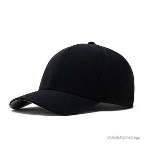 Casquettes de baseball snapback chapeau de soleil gorras imperméable hommes femmes trous découpés au laser blanc Luxe 6 panneaux casquette de baseball sport A-game Melin chapeau hydro