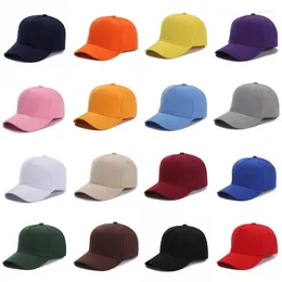 Gorras de bola Placa de luz de color sólido Gorra de béisbol de cinco paneles Moda para hombres y mujeres Protector solar Deportes Versátil Casual Sombreros de camionero