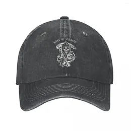 Ball Caps Sons of Anarchy Baseball Cap Coton détrempé décontracté la série télévisée Snapback Hat Unisexe Outdoor Running Golf