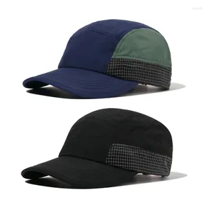 Ball Caps Splice Trekkoord Sneldrogend Schaduw Heren Baseball Cap Koreaanse versie Zonbescherming Ademend Dames Papa Hoed Snapback