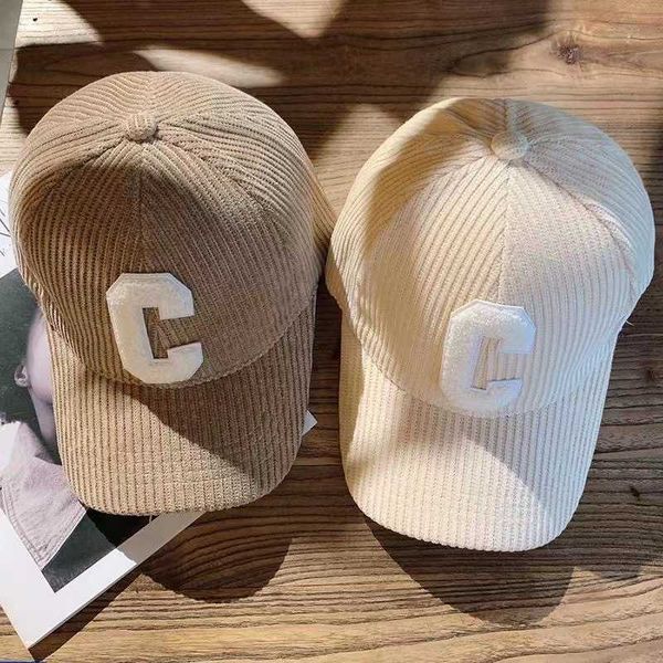 Casquettes de Baseball Printemps Automne Velours Côtelé Casquette de Baseball Unisexe Vintage Baseball Chapeau Femmes Hommes En Plein Air Réglable Hip Hop Gorras Snapback Visière Cap G230209