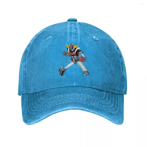 Gorras de bola Primavera Otoño Mujeres Hombres Goldrake UFO Robot Grendizer (2) Gorra de béisbol Hip Hop Hat Viaje al aire libre Casquette de algodón lavado