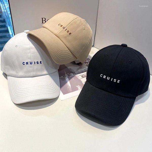 Ball Caps Spring été broderie Baseball Cap Men Women's Ins Tide Casual Letter Corean Visor Hat Wholesale