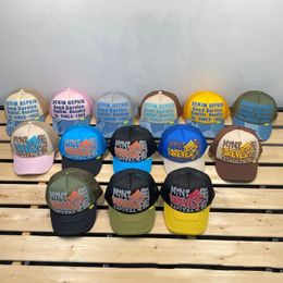 Ball Caps ss KAPITAL Baseball Hoed Mannen Vrouwen 1 1 Hoge Kwaliteit Denim Gekleurde Zonnescherm Hoed Verstelbare Eend tong Cap 230617