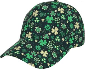 Ball Caps St. Patrick's Day Lucky Shamrock Baseball Hat Sun Protection Outdoor Trucker voor vrouwelijke mannen