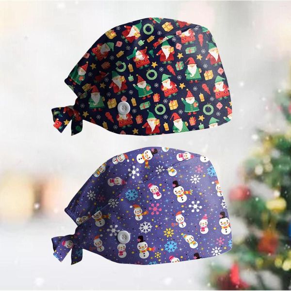 Gorras de bola Soporte Protección para los oídos Sombrero de Navidad ajustable Yashmak Ocio Impresión Mujeres Bicicleta de montaña Gorra de béisbol Plástico