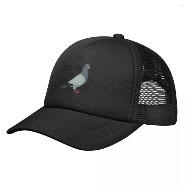 Casquettes de balle Stay Coo Pigeon Design Casquette de baseball Western Hat Trucker Hard Mens Tennis Femme