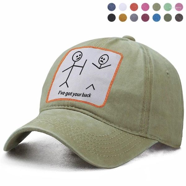 Casquettes de balle bâton Figure j'ai votre dos Baaseball Casquette papa camionneur chapeau femmes bérets os Casquette Snapback Gorras chapeaux