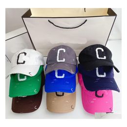 Casquettes de baseball Casquette de baseball de mode de rue pour homme femme chapeau de sport 8 couleurs bonnet casquette réglable chapeaux ajustés livraison directe accesso dhbki