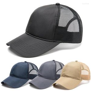 Ball Caps Style Solid Color Travel Sunscreen Net Hat voor mannen en dames vrije tijd modieuze buitensportfitness multifunctionele tas