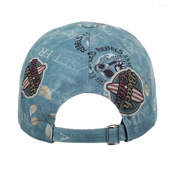 Gorras de bola con estilo, estampado de letras, estilo unisex, gorra para el sol al aire libre, béisbol, informal, anti-UV