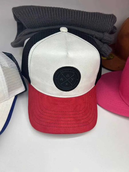 Ball Caps Suede 5 Panneau Grid Baseball C Classic Unisexe Truck Hat Adult Casual Sports Snack CS Casual Gorros J240506