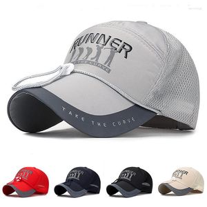 Ball Caps Summer Autumn Long-brimmed Breathable Shading Windproof Cap Reflective Striped Hat Printed Hats For Women Men Baseball