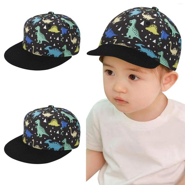 Gorras de bola Sombrero de boina de verano Sombrero de camionero plano ajustable Bebé 2 unids Béisbol Niños Niñas Punto con visera