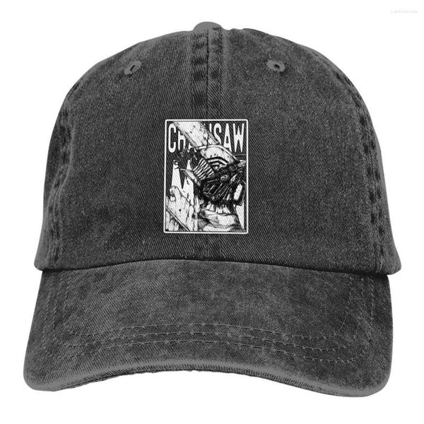 Casquettes de baseball Casquette d'été Pare-soleil DENJI Hip Hop Chainsaw Man Anime Cowboy Hat Peaked Trucker Dad Hats