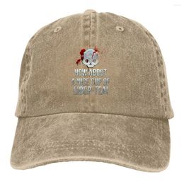 Ball Caps Summer Cap Sun Visor Liber-Tea Hip Hop Helldivers Cowboy Hat Papeted Hats
